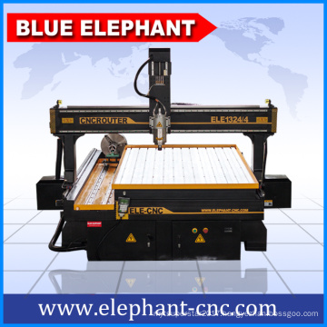 cnc router 180 rotary function , 4 axis stone cnc router with rotary for sculpture art wood carving